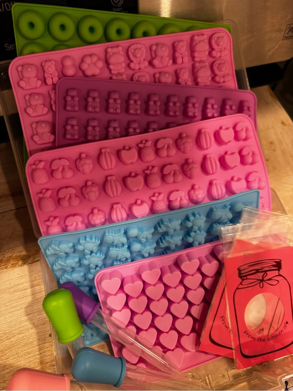 Gummy Candy Mold Kit with Droppers